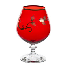 Набор бокалов для коньяка Анжела красный 6 шт Bohemia Glass