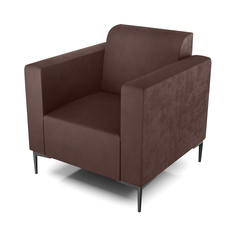 Кресло AS Тиффани 79x78x73 см коричневый