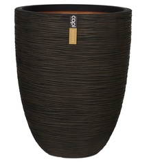Кашпо Capi tutch vase elegant 36x47 темно-коричневый