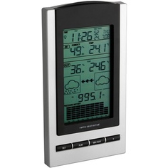 Цифровая метеостанция TFA 35.1083.54 c показанием давления, серая
