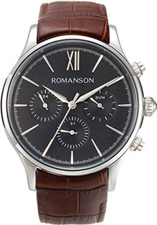 мужские часы Romanson TL8A25FMW(BK)BN. Коллекция Adel