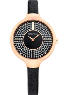 женские часы Romanson RL0B13LLR(BK). Коллекция Giselle