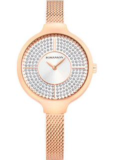 женские часы Romanson RM0B13LLR(WH). Коллекция Giselle