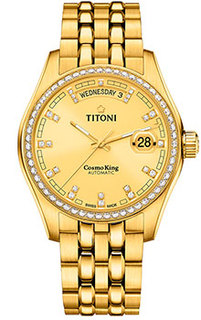 Швейцарские наручные мужские часы Titoni 797-G-DB-306. Коллекция Cosmo
