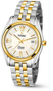 Швейцарские наручные мужские часы Titoni 83909-SY-342. Коллекция Airmaster