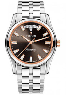 Швейцарские наручные мужские часы Titoni 93808-SRG-618. Коллекция Airmaster