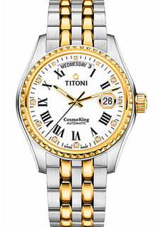 Швейцарские наручные мужские часы Titoni 797-SY-019. Коллекция Cosmo King