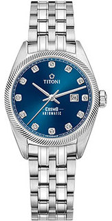 Швейцарские наручные женские часы Titoni 818S-656. Коллекция Cosmo
