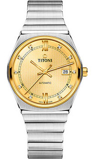 Швейцарские наручные мужские часы Titoni 83751-SY-631. Коллекция Impetus