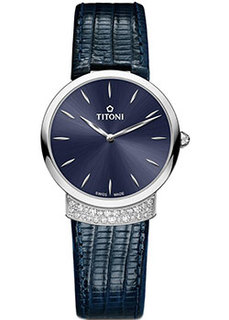 Швейцарские наручные женские часы Titoni TQ-42912-S-ST-591. Коллекция Mademoiselle by Titoni