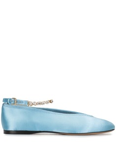 JW Anderson балетки с кристаллами