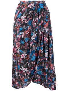 IRO юбка миди Volar асимметричного кроя