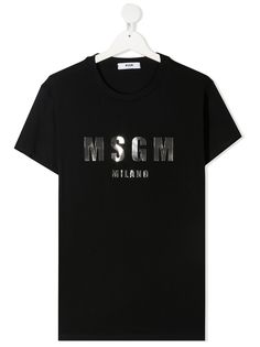 MSGM Kids футболка с логотипом