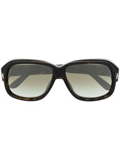 Tom Ford Eyewear солнцезащитные очки Lyle в круглой оправе