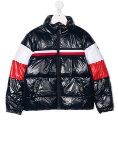 Tommy Hilfiger Junior короткий пуховик с полосками