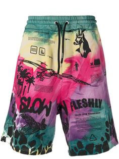 Mauna Kea шорты Timing is Everything с принтом тай-дай