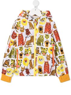 Stella McCartney Kids куртка из переработанного полиэстера с принтом