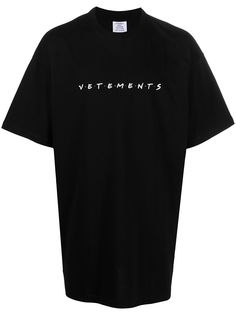 VETEMENTS футболка с принтом Friends