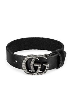 Gucci браслет с гравировкой Double G