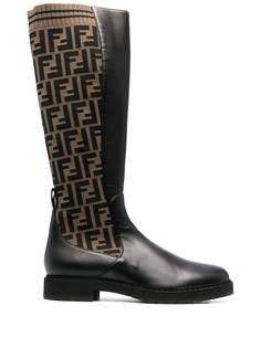 Fendi сапоги Schuhe с логотипом FF