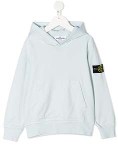 Stone Island Junior худи с нашивкой-логотипом