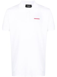 Dsquared2 рубашка поло с вышитым логотипом