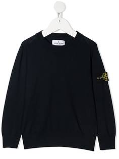 Stone Island Junior джемпер тонкой вязки с логотипом