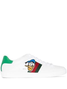 Gucci кеды Ace Donald Duck из коллаборации с Disney
