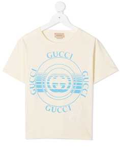 Gucci Kids футболка с логотипом
