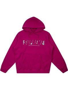Supreme худи со светоотражающей лентой