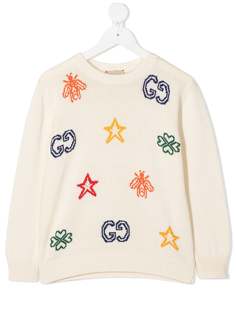Gucci Kids джемпер вязки интарсия
