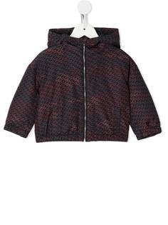 Emporio Armani Kids куртка с капюшоном и принтом