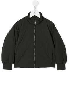 Emporio Armani Kids стеганый бомбер на молнии