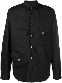Black Comme Des Garçons рубашка с карманами