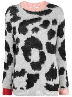 Être Cécile джемпер с леопардовым принтом