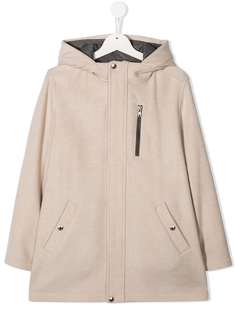 Brunello Cucinelli Kids пуховик на молнии
