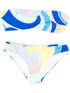 Emilio Pucci Junior купальник с абстрактным принтом