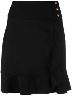 Pinko юбка мини с оборками