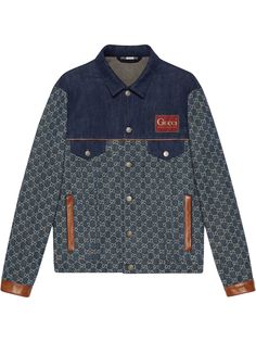 Gucci джинсовая куртка из органического денима