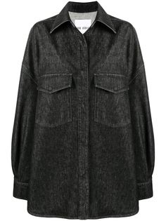 The Attico джинсовая рубашка оверсайз