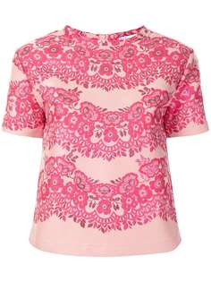 Valentino Pre-Owned блузка с цветочным принтом