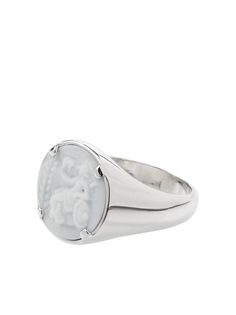 Tom Wood серебряное кольцо с гравировкой