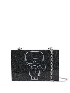 Karl Lagerfeld клатч K/Ikonik Karl Minaudière