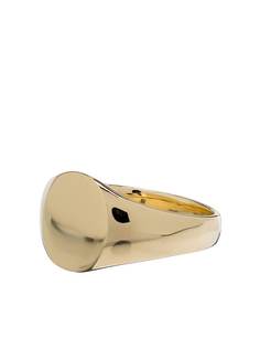 Tom Wood кольцо Mini Signet из желтого золота