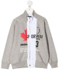 Dsquared2 Kids толстовка на молнии с логотипом