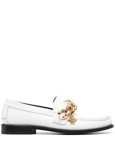 Versace лоферы с цепочками