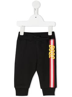 Dsquared2 Kids спортивные брюки с логотипом и полосками