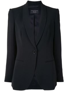 Emporio Armani блейзер с лацканами-шалькой