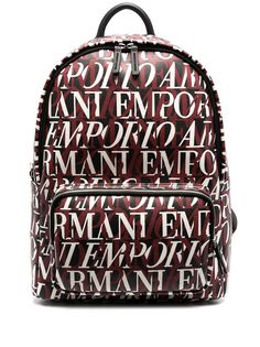 Emporio Armani рюкзак на молнии с логотипом