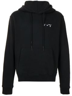 Off-White худи с вышитым логотипом
